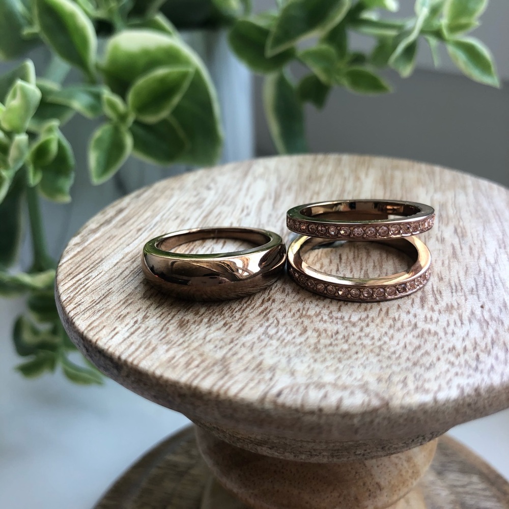 Michael Kors Rose Gold Rings - 3 Ways to Wear